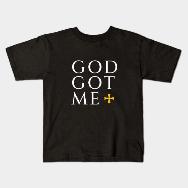God got me Kids T-Shirt by aphian